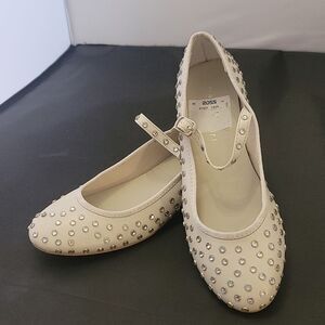 BRAND NEW MADDEN GIRL MARY JANE STYLE STUDDED LOW BLOCK HEEL SHOE R3